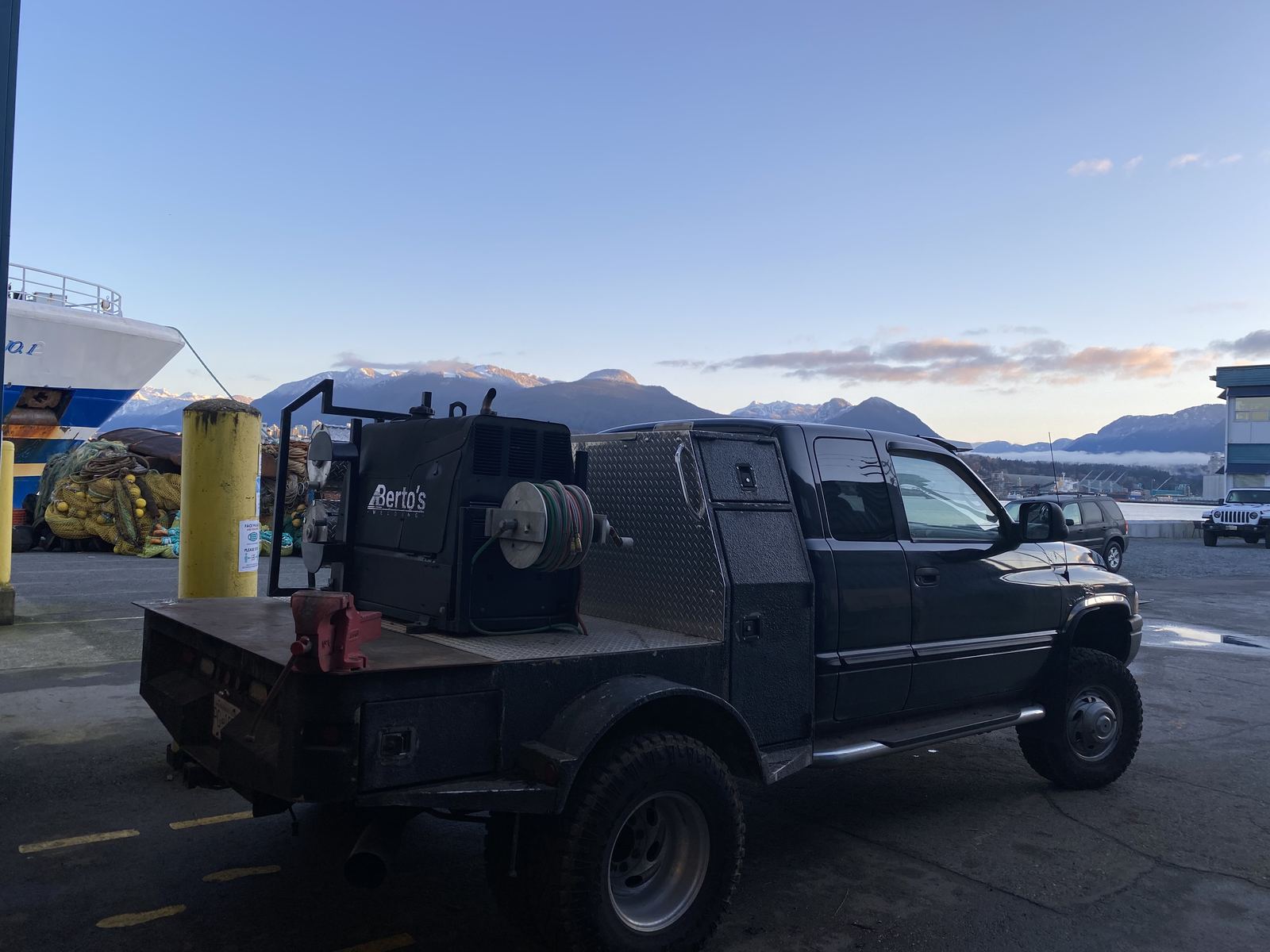 Berto's Welding truck ready for on-site mobile welding